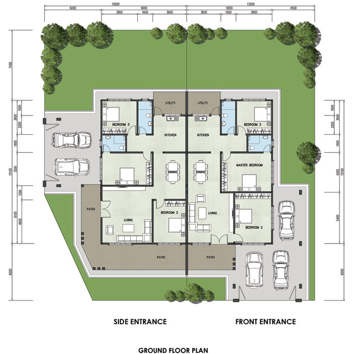 COCO PALM floor plan