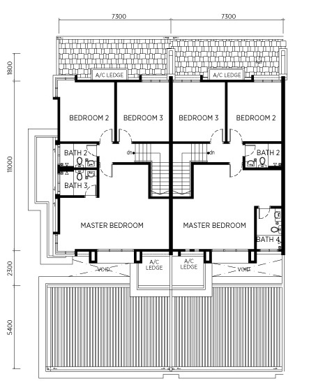 Terraces floorplan (First Floor)