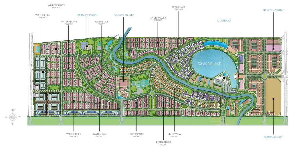 SouthLake Permyjaya Master Plan Map Miri City