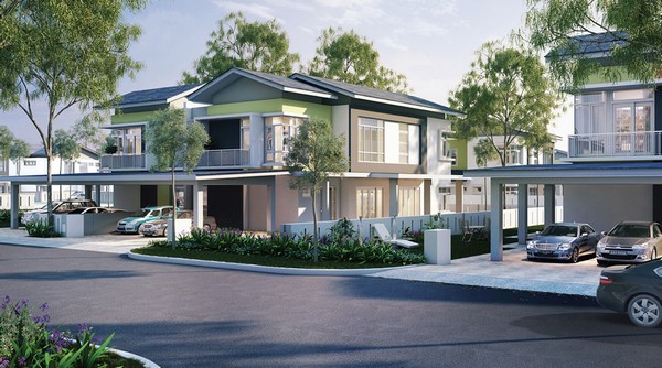 Twin Villas River View SouthLake Permyjaya Miri City