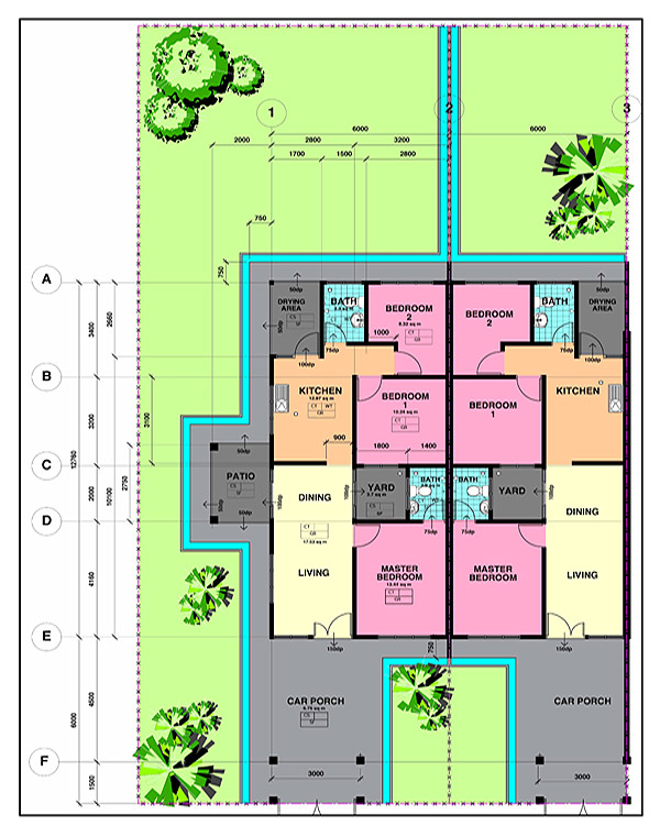 Idaman Single Storey Terrace House floorplan