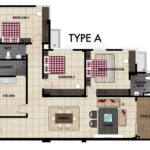 LiteView 4 Miri Apartment Type A Floorplan