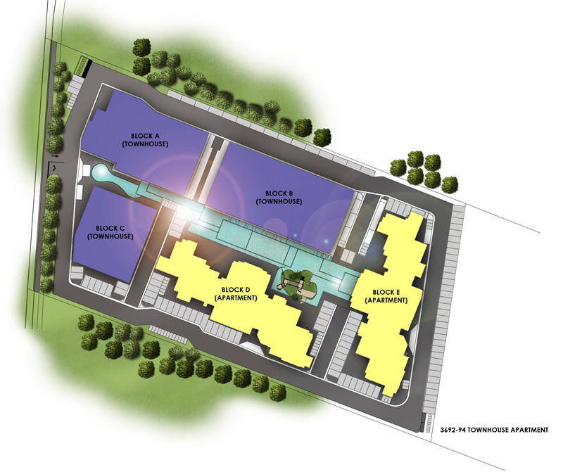 Liteview 4 Townhouse site map