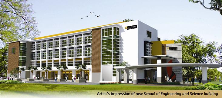 Artist Impression of new School of Engineering and Science building