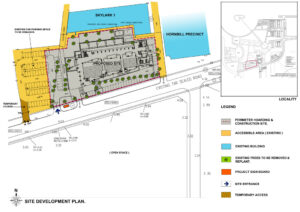 Curtin Proposed Site plan  4-storey School of Engineering  Science Building