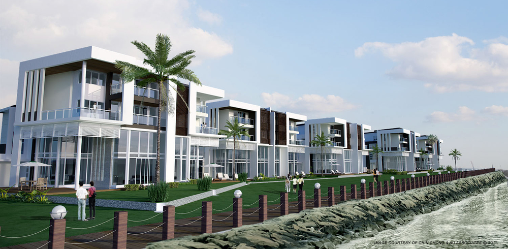 Four Storey Semi Detached House At Luak Bay Miri Miri City Sharing