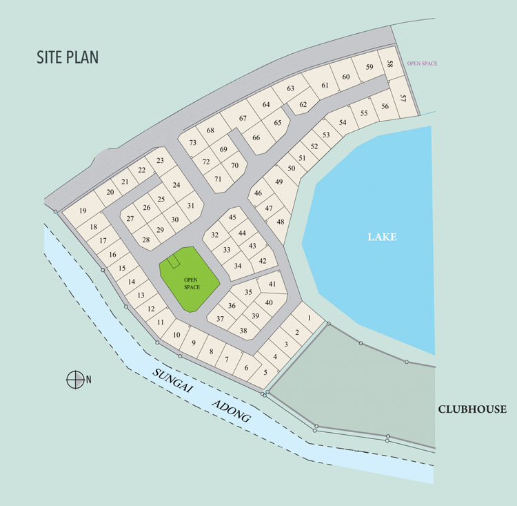 River Dale By The Lake site plan