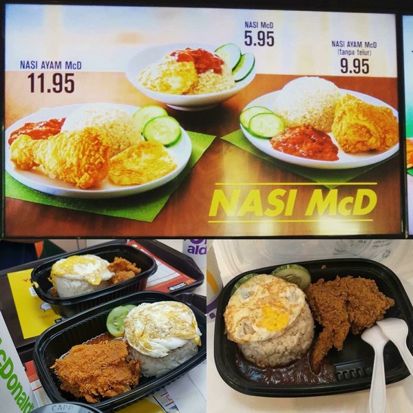 Nasi McD Menu is now in McDonald's Malaysia - Miri City ...