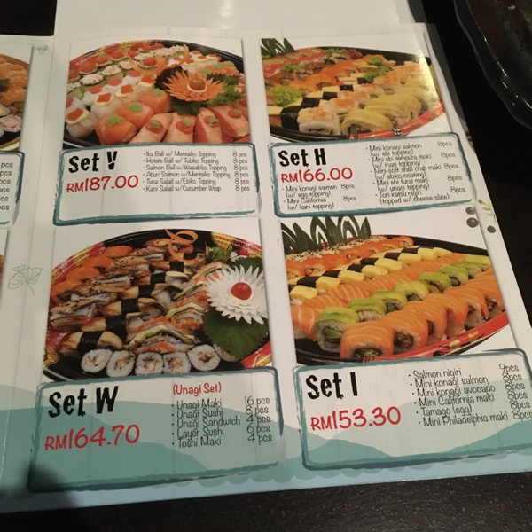 Excapade Sushi Delivery Menu now in Miri City – Miri City 