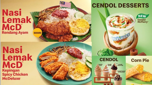 Nasi Lemak McD Rendang Ayam & Cendol McFlurry now in McDonald’s