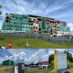 Miri Hospital Extension Project in Progress - Miri City Sharing