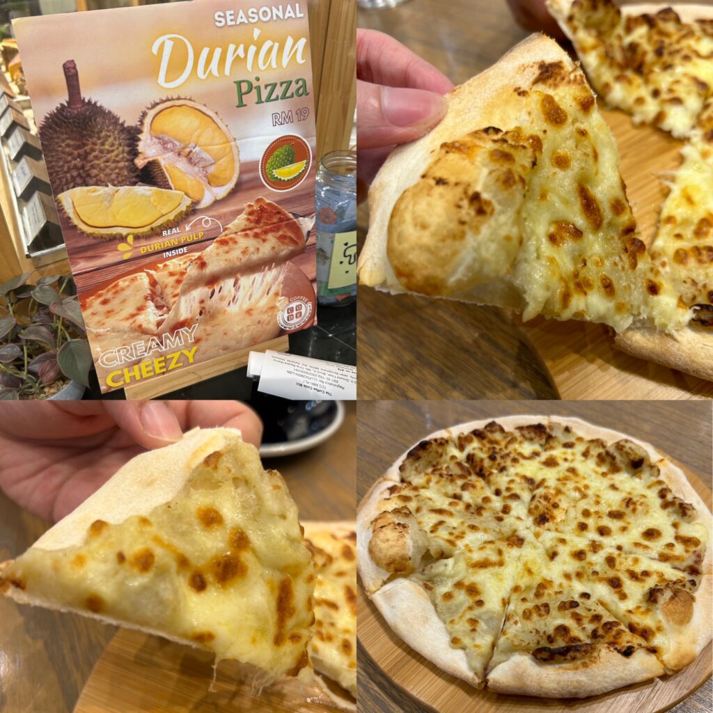 Durian Pizza now at The Coffee Code Miri - Miri City Sharing