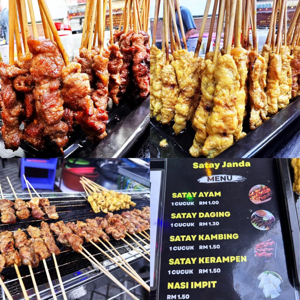 Delicious Satay found at Wireless Walk Miri Miri City Sharing