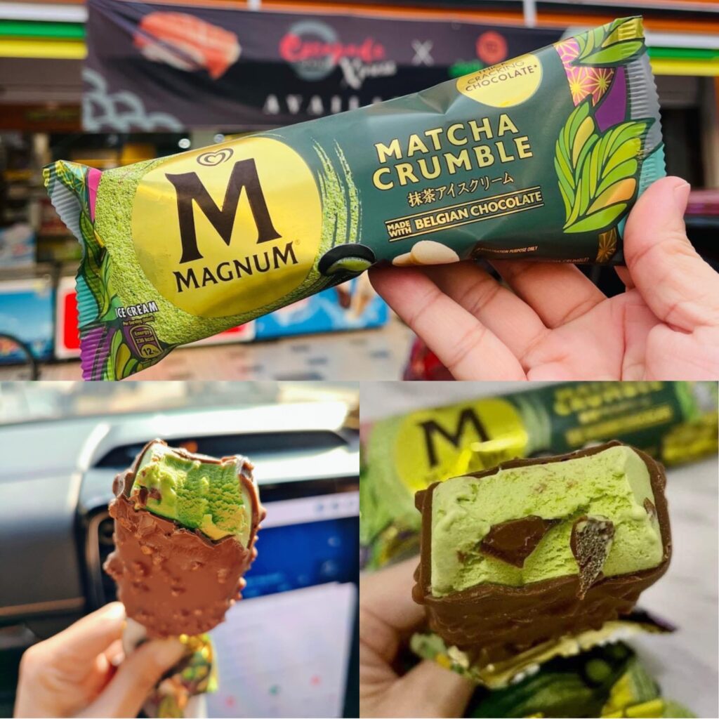 Magnum Matcha Ice Cream now in Miri City Miri City Sharing