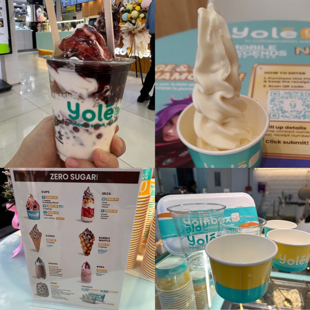 Yole Yogurt Ice Cream Menu in Miri City Miri City Sharing