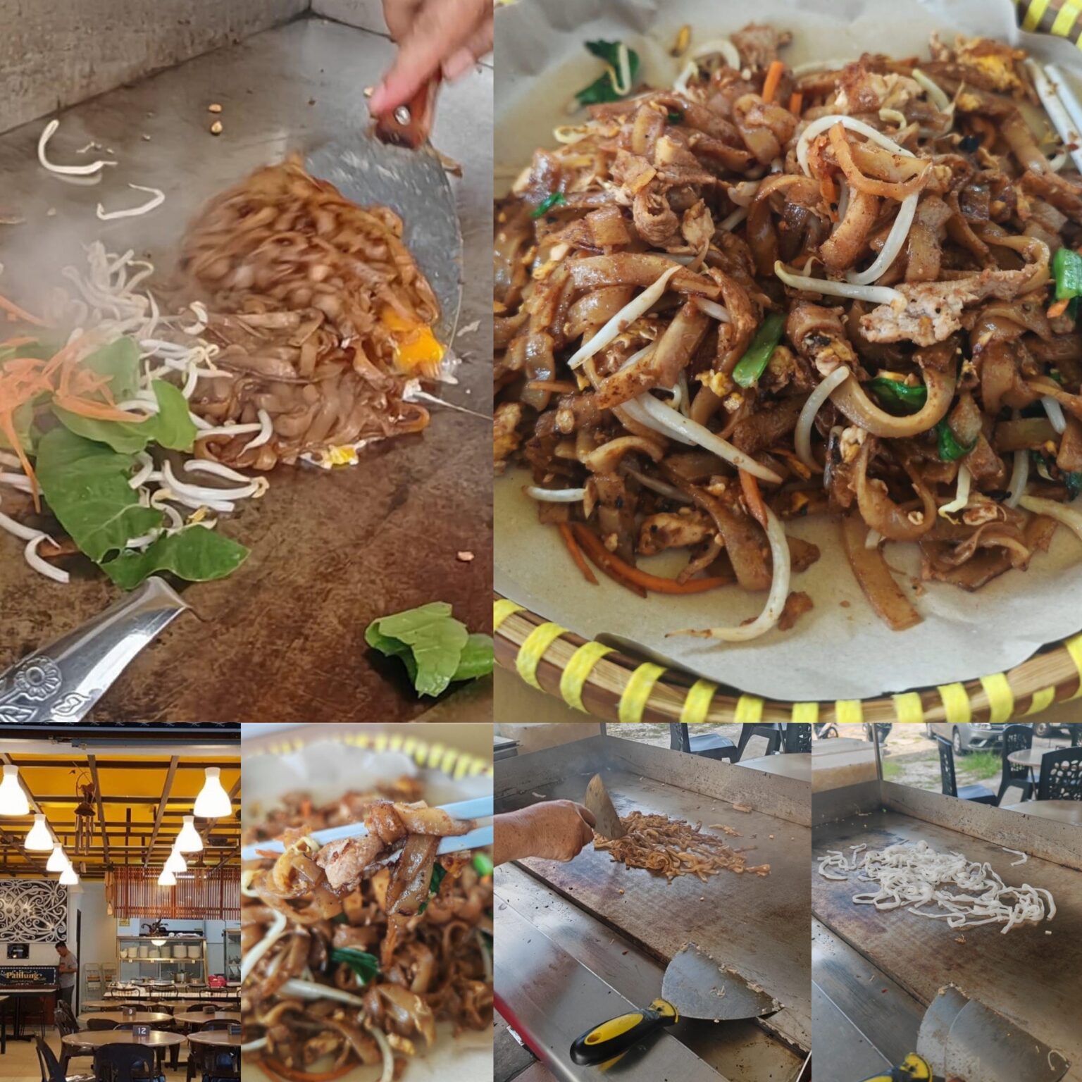 Hot Plate Fried Kueh Tiaw in Miri Miri City Sharing